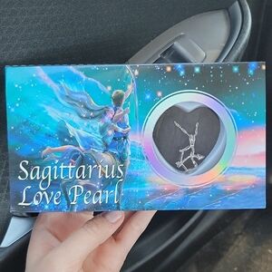 Sagittarius Love Pearl Necklace